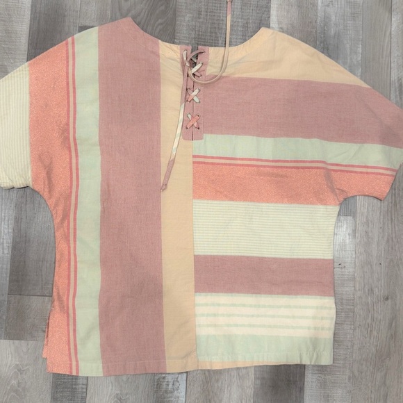 Caslon colorblock lace up back top ❤️ - Picture 6 of 8